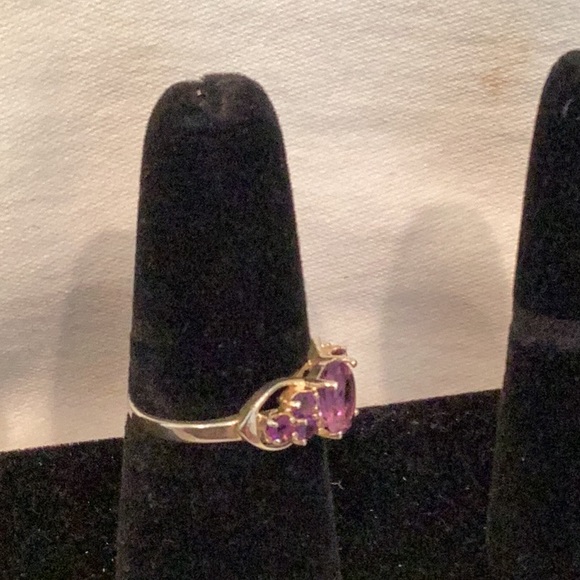 Amethyst ring in925 silver - Picture 5 of 5